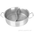 Sandwich Bottom Hot Pots Stainless Steel Compound Bottom Hot Pot Supplier